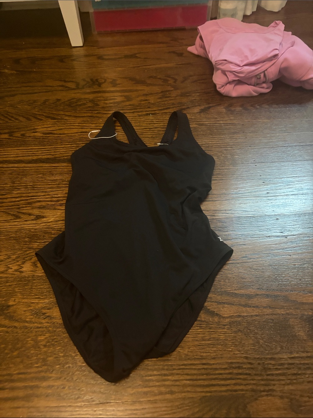 Speedo Black One-Piece Athletic Swimsuit